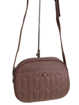 Женская сумка из искусственной кожи, цвет пудра