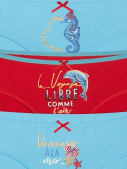 GULB4285/1(3шт. в упаковке) трусы для девочек