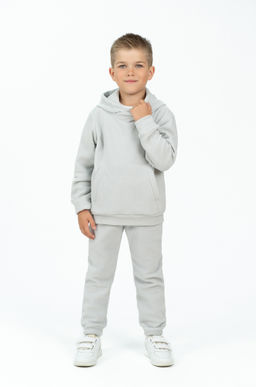 Костюм детский флисовый светлосерый
