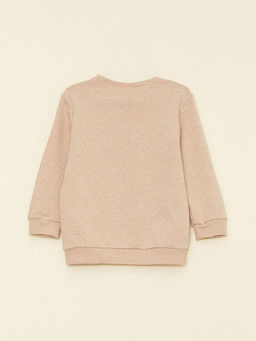 Bisiklet Yaka Uzun Kollu Bask?l? Erkek Bebek Sweatshirt - Waikiki фото 2