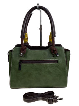 Женская сумка из искусственной кожи, цвет зеленый - Greta фото 2