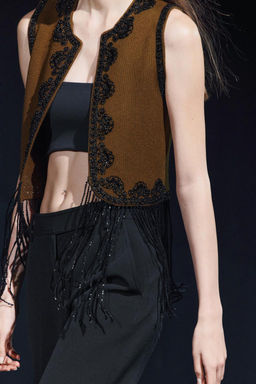 BEADED KNIT VEST - Zara фото 2