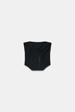 DRAPED TULLE CORSET - Zara фото 8