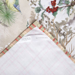 Набор новогодний «Этель» Winter holidays: скатерть 150×180 см ±3 см с ГМВО, салфетка 40×40 см - 8 шт., 100% хлопок