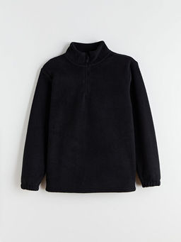 Dik Yaka Erkek ?ocuk Polar Sweatshirt