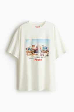 Camiseta oversize con motivo estampado - H&m фото 4