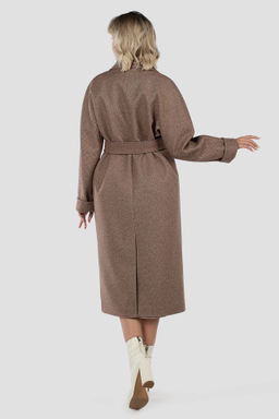 01-11998 Пальто женское демисезонное (пояс) - El podio фото 5