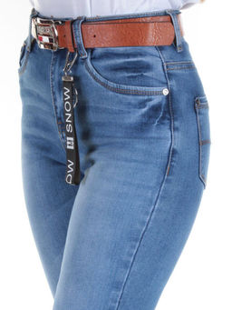 T088 Джинсы зауженные женские BG - Фабричный китай фото 4