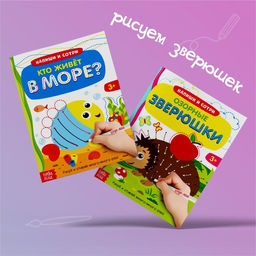 Набор многоразовых книг с маркером Напиши и сотри. Развиваем мелкую моторику, 2 шт. по 12 стр. - Буква-ленд фото 5