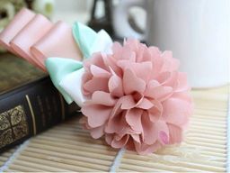 Лента шифоновая 3 см*1,4 м (5 шт) SF-5848, бирюзовый №38 - No name фото 4