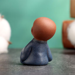 Цена за 2 шт. Фигурка керамика TAKE IT EASY «Маленький Будда в раздумьях», 4.5×3.5 см