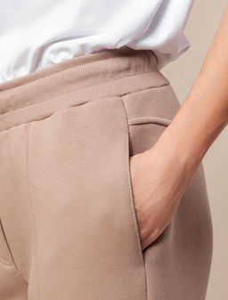 VILATTE / Брюки из футера-трехнитки с начесом  фото 4