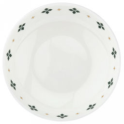 "Мадрид" Блюдце-розетка для варенья фарфоровое д9,1см h2,3см, тонкостенный, деколь с золотом, в коробке (Китай)