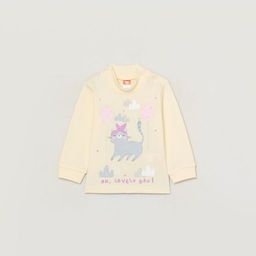 CRB wear/CWNG 62805-21-281 Водолазка для девочки, экрю/Ex.Cherubino фото 3