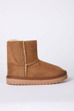 Trendyolmilla Shoes Taba Duz Taban Buyuk/Kucuk K?z Cocuk Kids Bot TAKAW25BO00066