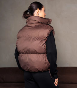 Жилет #КТ6997, шоколадный - Dommod фото 3