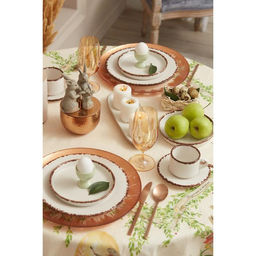 Скатерть Этель Еaster d=214см +/-3см, 100% хл, саржа 190 гр/м2  фото 20