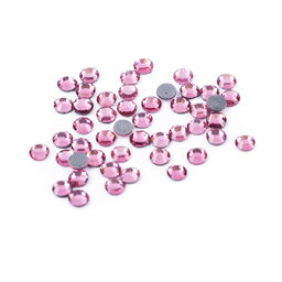Страз клеевой Zlatka ZRTG-1648 SS16 цветные 3.9 мм стекло 5 x 48 шт в пакете с картонным еврослотом №23 розовый (Rose)