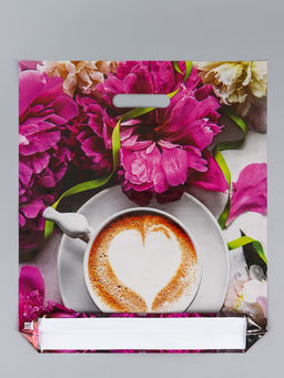 Цена за 25 шт. Пакет Паула, полиэтиленовый с вырубной ручкой, 38?45 + 3 см, 60 мкм