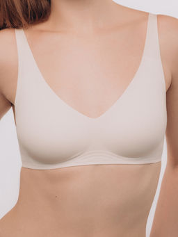 Бюстгальтер Indefini 5063WXY бесшовный молочный фото 2