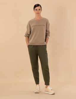 Брюки Pierre Cardin Carrot Fit коричневые
