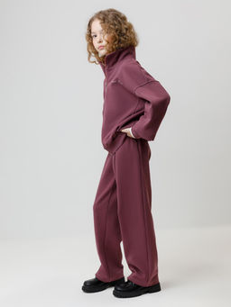 КР 400876/бордовый 1411 к653 брюки для дев