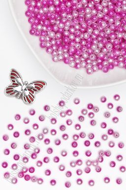 Бусинки 6 мм*500 гр (SF-7387) градиент №8