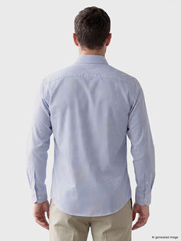 Рубашка мужская Slim Fit в клетку