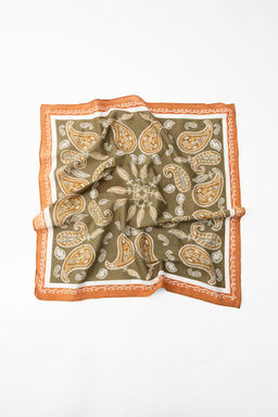 PRINTED COTTON SCARF - Zara фото 3