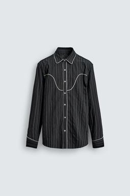 WESTERN SHIRT WITH PIPING - Zara фото 15