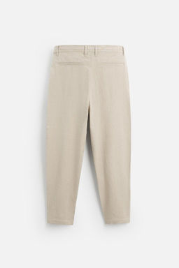 LINEN BLEND TROUSERS - Zara фото 7