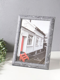 Фоторамка пластик формат А4 см "Моррис" тёмно-серый 29,8х25х2 см