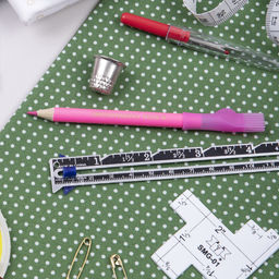 Gamma SS-015 Линейка швейная металл 15 см х 1.6 см в блистере