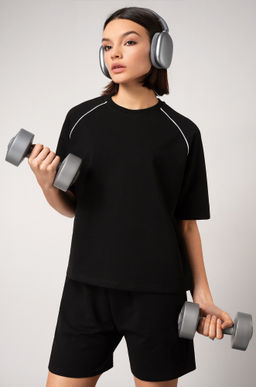 Женский костюм с шортами из футера двухнитки Happyfox  фото 8