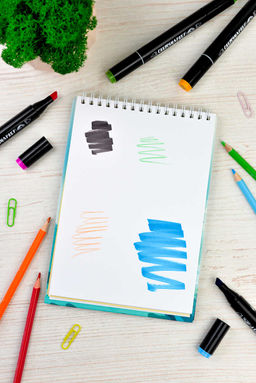 Скетчпад А5 145х210 мм, 40 л, блок - белый офсет, серый офсет, бежевый офсет 80 г/м?, арт. 62770 МАЯК - Феникс+ фото 5