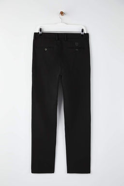 Siyah Erkek Dokuma Kumas Pantolon TMNAW26PL00030