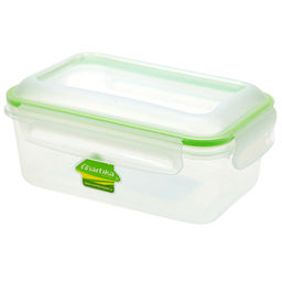 Контейнер для продуктов пластмассовый "Унико" 1,15л, 19,6х13,4х8,4см, герметичный, цвета микс, подходит для СВЧ (Россия)