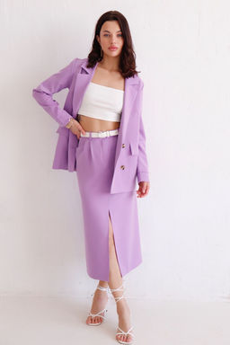 Юбка миди-макси сиреневая - Martichelli фото 10