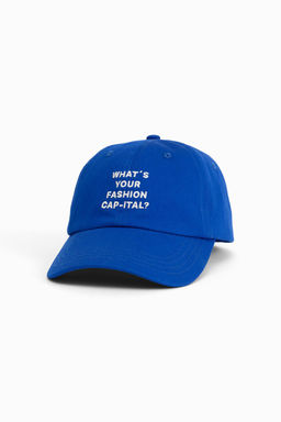 ZARA STYLENOTCOM SLOGAN CAP