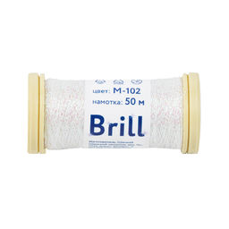 Нитки для вышивания Gamma Brill мулине М металлик 100% полиэстер 5 x 50 м фото 14
