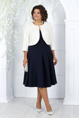 Платье Ninele 7431-Р темно-синий - Mira fashion фото 1231