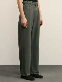 Джинсы baggy с резинкой в поясе / Zarina фото 3