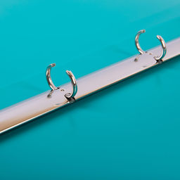 Лео ШколаСад Папка-портфолио на 4 кольцах A4 700 мкм 25 мм песок 1 шт. бирюзовый LKP-032