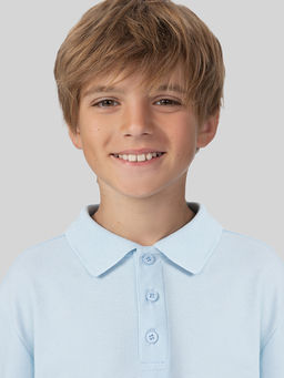 Поло для мальчиков голубое - Mark formelle фото 4