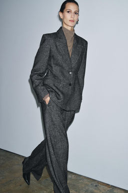 ZW COLLECTION WOOL BLEND TROUSERS - Zara фото 3