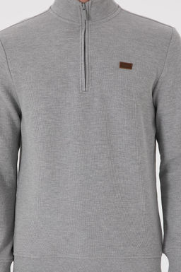 Мужской серый меланжевый базовый свитшот Неожиданная скидка в корзине - U.s. polo assn фото 6