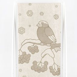 6с102.511ж2 Зимняя сказка (лен3) Полотенце махровое 67х150см