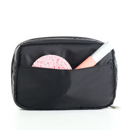 Косметичка - органайзер дорожная женская на молнии, с карманами, чёрная - Simaland фото 3