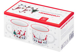 Набор 2 кружек 400 мл 13*9,5*8,8 см Веселые гномики NEW BONE CHINA - Elan gallery фото 8