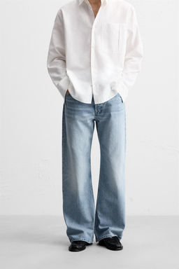 BAGGY FLARE FIT JEANS - Zara фото 10